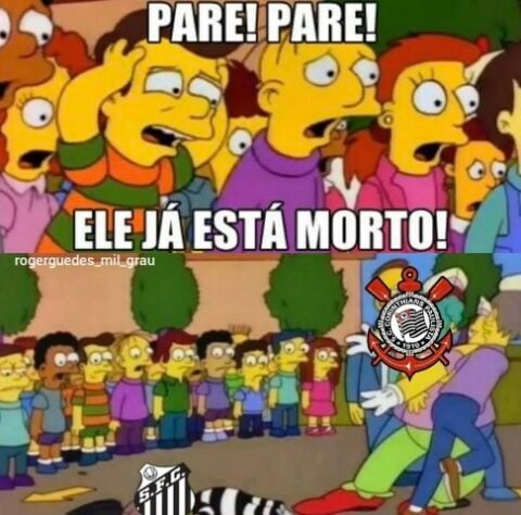 Os memes de Corinthians 4 x 0 Santos pelas oitavas de final da Copa do Brasil.