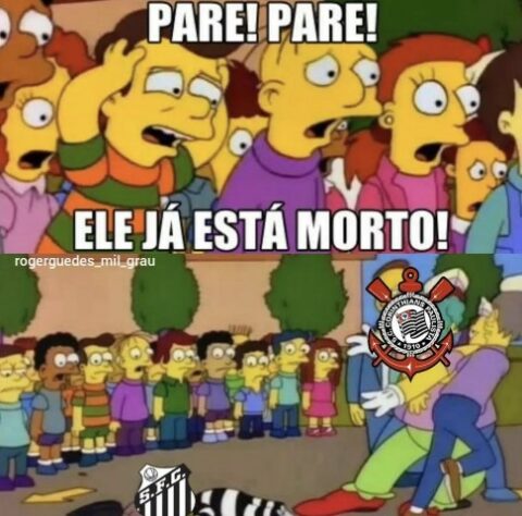 Os memes de Corinthians 4 x 0 Santos pelas oitavas de final da Copa do Brasil.