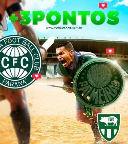 Disputa entre Palmeiras e Corinthians pela liderança do Brasileirão rende memes nas redes sociais.
