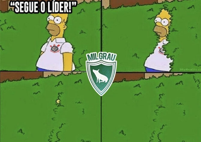 Disputa entre Palmeiras e Corinthians pela liderança do Brasileirão rende memes nas redes sociais.