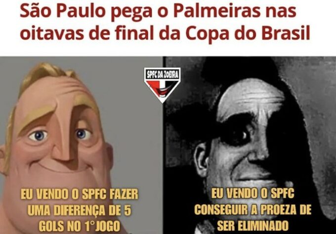 Clássicos marcam definições dos confrontos das oitavas de final da Copa do Brasil e já rendem memes nas redes sociais.