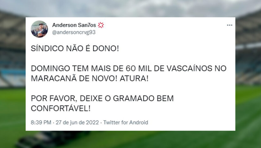 Com decisão judicial a favor do clube, vascaínos não perderam a oportunidade de zoar os rivais Flamengo e Fluminense.