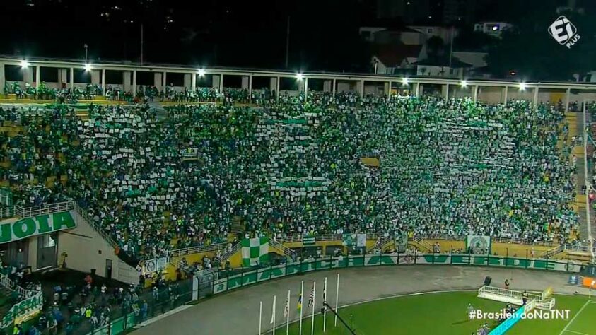 Não é incomum mosaicos feitos por torcedores virarem piada para os rivais. Nesta galeria, lembramos alguns outros casos, como o mosaico do Palmeiras na partida contra o Santos, no Pacaembu, em maio de 2019.