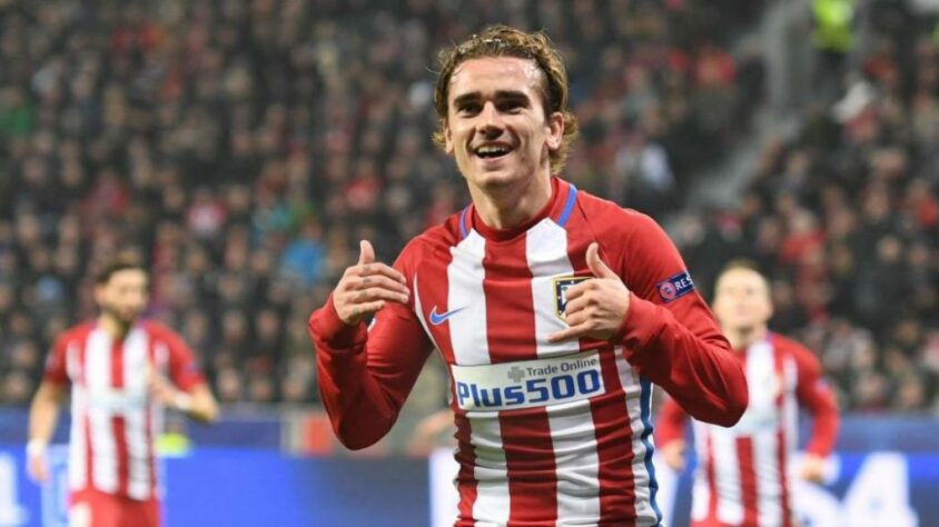 9º - Antoine Griezmann - Segundo atacante do Atlético de Madrid - 31 anos - Salário: 356.000 libras por semana (cerca de R$2,28 milhões).