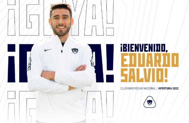 FECHADO -  Especulado em diversas equipes sul-americanas recentemente, Eduardo Salvio saiu do Boca Juniors e foi anunciado no Pumas, do México.