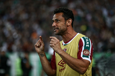 Fred comemora gol do Fluminense.