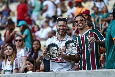 Torcida do Fluminense compareceu em peso no Maracanã e fez muitas homenagens a Fred.