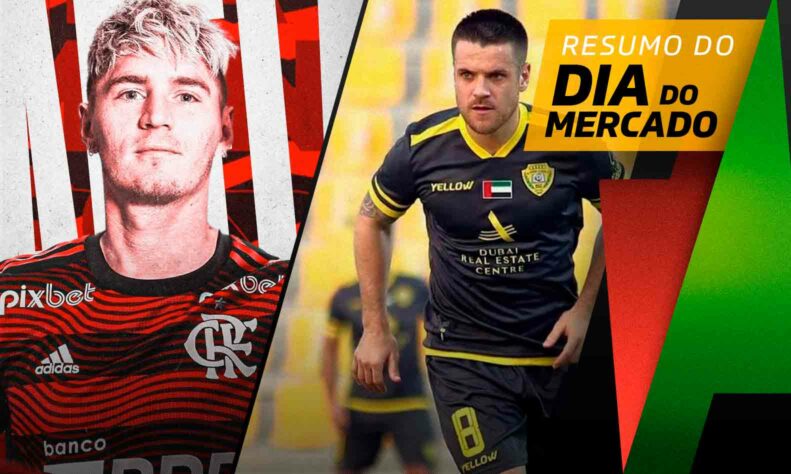 O Flamengo anunciou seu novo lateral-direito, Santos está negociando com volante ex-Corinthians, Vasco acertado com atacante do Atlético-MG... Confira o resumo do fim de semana do Mercado!