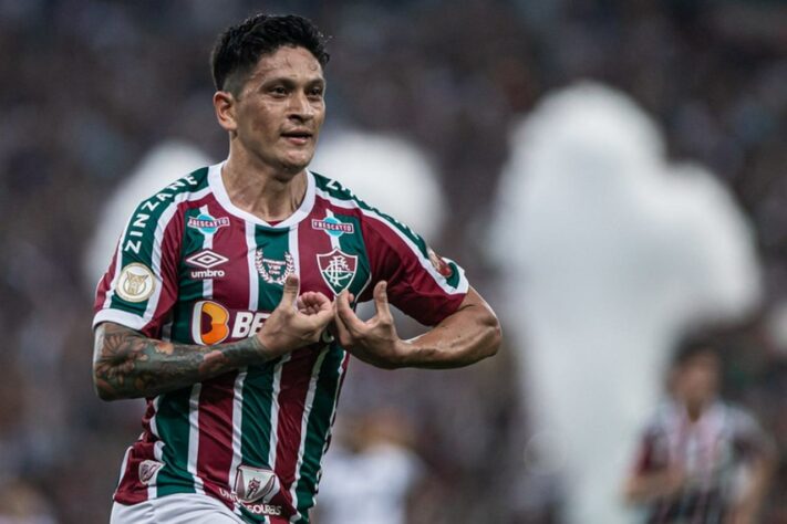 Germán Cano jogou o Brasileirão pelo Vasco e atualmente joga pelo Fluminense.