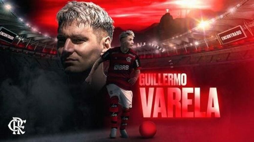 FECHADO - O Flamengo anunciou mais um reforço. O lateral-direito uruguaio Guillermo Varela, de 29 anos, foi oficializado no Rubro-Negro para a sequência da temporada. Ele ativou a cláusula da FIFA para suspender o contrato com o Dínamo de Moscou, da Rússia, e assinou com o clube carioca por empréstimo. O contrato do jogador é válido até maio de 2023.