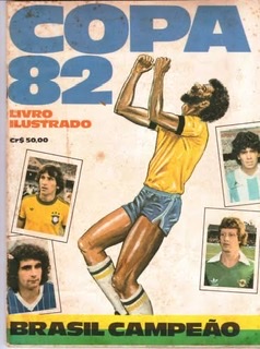 Capa do álbum da Copa do Mundo de 1982, na Espanha.