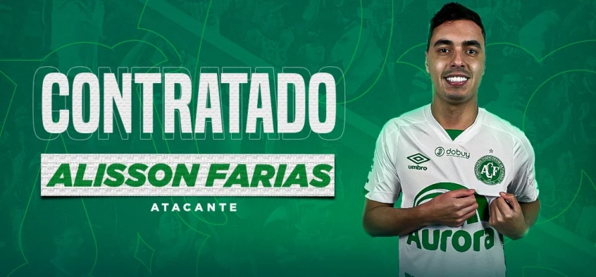 FECHADO - A terça-feira (5) foi movimentada na Chapecoense em relação a composição de plantel já que, além do anúncio da chegada de Alisson Farias, o clube confirmou a saída de Rodrigo Varanda.