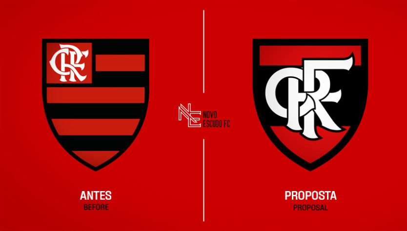 Projeto nas redes sociais propõe novos escudos para clubes de