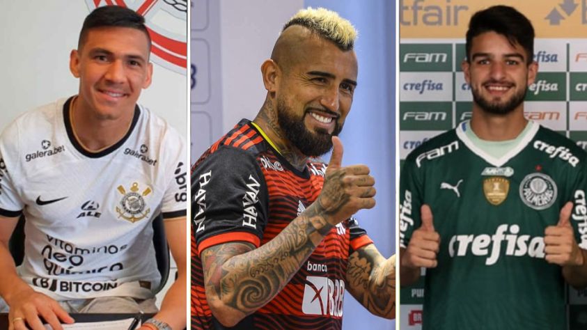 A partir de hoje, dia 18 de julho, a janela de transferências brasileira está oficialmente aberta. Portanto, nas próximas partidas todos os clubes do país poderão contar com seus novos reforços. Nesta galeria, confira como podem ficar as escalações principais dos times com os contratados! (Por: Rafael Oliva)