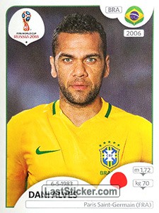 Daniel Alves (2018) - Se lesionou pouco antes da Copa do Mundo e ficou de fora.