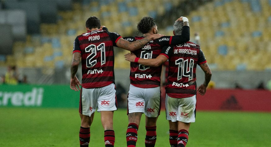 DESTAQUES - O quarteto ofensivo do Flamengo fez chover nesta edição de Copa do Brasil. Everton Ribeiro, Arrascaeta, Pedro e Gabigol participaram efetivamente de todas as classificações, tendo gols de pelo menos um deles em todas as séries. Ao todo, os jogadores combinaram para sete dos 12 gols rubro-negros no torneio. 