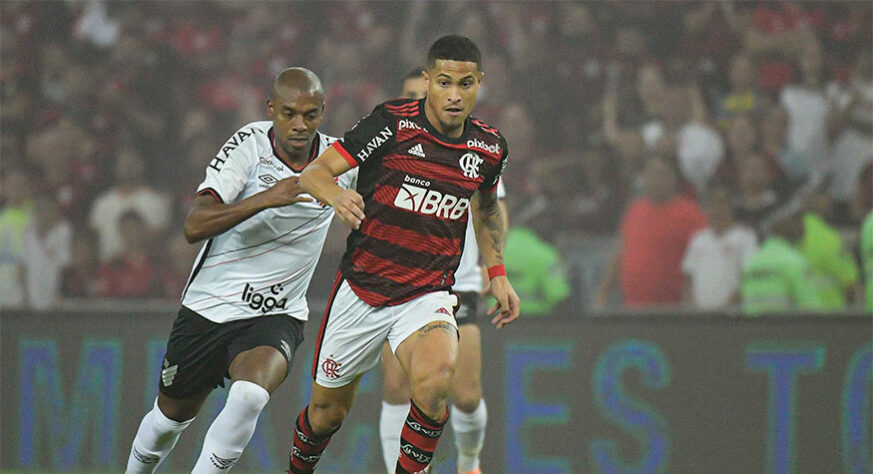 5ª posição: João Gomes, 21 anos - Volante (brasileiro) - Clube: Flamengo - Valor de mercado: 15 milhões de euros / 83,8 milhões de reais