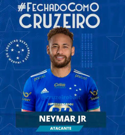 Torcedores do Cruzeiro sonham com a chegada de Neymar.