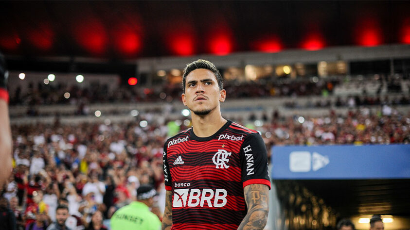 4º - Pedro (25 anos) - posição: atacante - clube: Flamengo - Valor de mercado: 12 milhões de euros (R$ 62,6 milhões)
