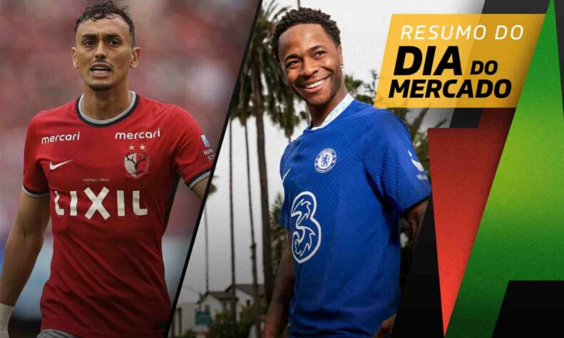 Falta apenas confirmação do Kashima Antlers para Pituca retornar ao Santos. Chelsea anuncia nas redes a chegada de Sterling. Ex-Flamengo na mira de time espanhol. Tudo isso e muito mais no Dia do Mercado desta quarta-feira (13).