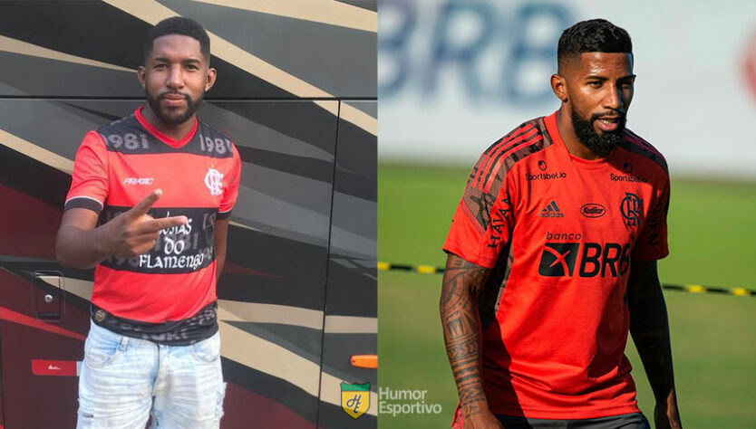 Sósias do Flamengo: Instagram @rodi_lindo_ofc