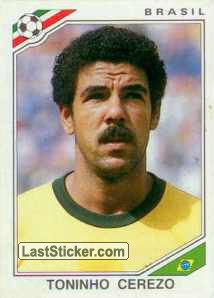 Toninho Cerezo (1986) - Se lesionou e acabou fora da Copa do Mundo.