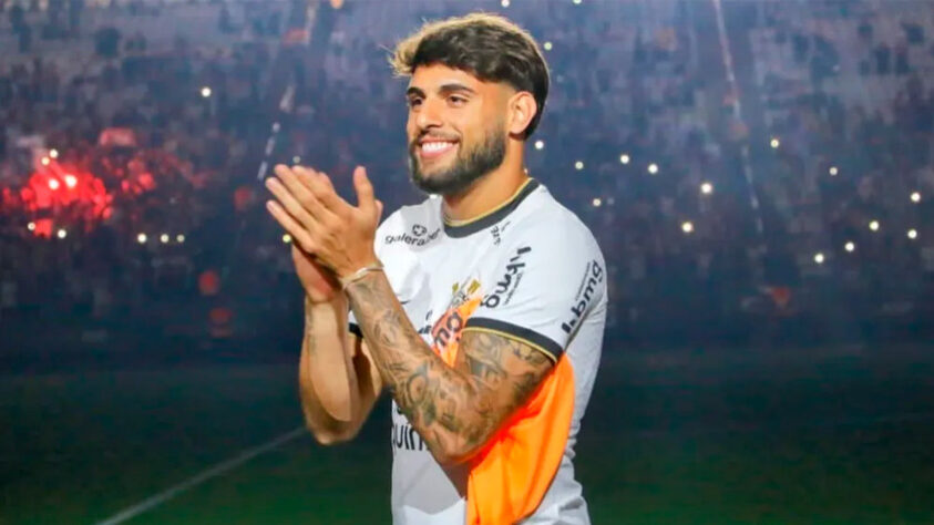 8º - Yuri Alberto (Corinthians) - 35 milhões de euros (cerca de R$ 190 milhões na cotação atual).