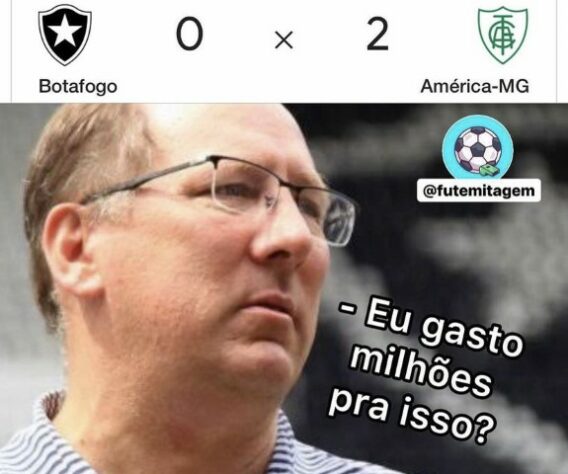 Copa do Brasil: os melhores memes da classificação do América-MG diante do Botafogo.