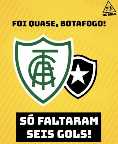 Copa do Brasil: os melhores memes da classificação do América-MG diante do Botafogo.