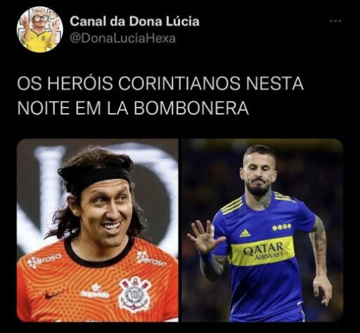 Os melhores memes da classificação do Corinthians para as quartas de final da Libertadores após vitória sobre o Boca Juniors nos pênaltis.