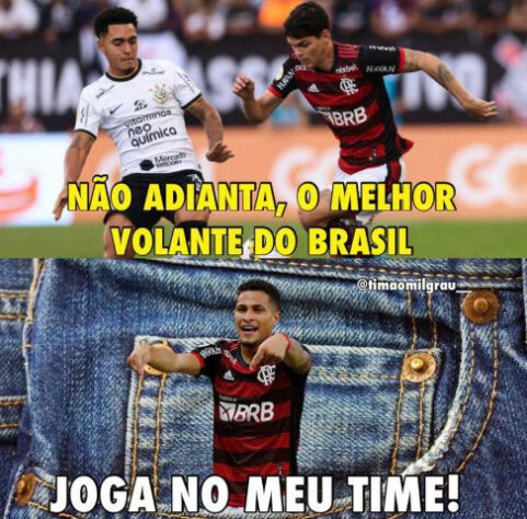 Brasileirão: os melhores memes de Corinthians 1 x 0 Flamengo, com gol contra de Rodinei.