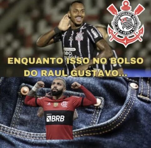 Brasileirão: os melhores memes de Corinthians 1 x 0 Flamengo, com gol contra de Rodinei.