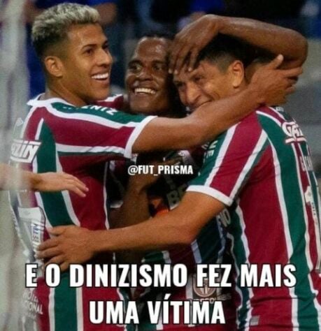 Eliminação do Cruzeiro na Copa do Brasil foi prato cheio para provocações dos torcedores do Fluminense.