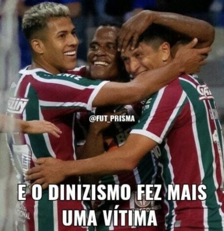 Eliminação do Cruzeiro na Copa do Brasil foi prato cheio para provocações dos torcedores do Fluminense.