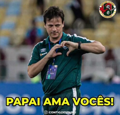 Após vitória do Fluminense diante do Cruzeiro, torcedores fazem memes com Fernando Diniz.