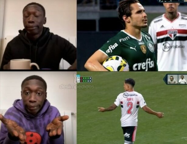 Copa do Brasil: São Paulo se classifica nos pênaltis e zoeiras com Palmeiras e Raphael Veiga bombam nas redes sociais.