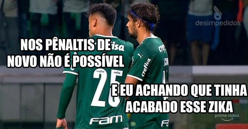 Copa do Brasil: São Paulo se classifica nos pênaltis e zoeiras com Palmeiras e Raphael Veiga bombam nas redes sociais.