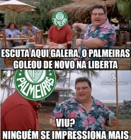 Libertadores: os memes de Palmeiras 5 x 0 Cerro Porteño, com direito a gol de bicicleta de Rony.