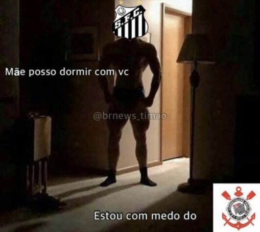 Corinthians elimina o Santos da Copa do Brasil e faz a alegria dos torcedores na web.