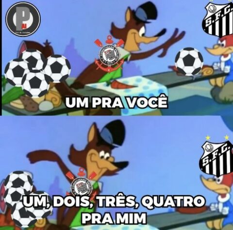 Corinthians elimina o Santos da Copa do Brasil e faz a alegria dos torcedores na web.