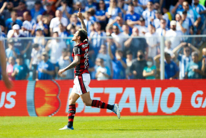 Pedro foi decisivo, e o Flamengo chegou a terceira vitória seguida no Campeonato Brasileiro. Neste domingo, o Rubro-Negro venceu o Avaí de virada por 2 a 1 na Ressacada, em partida válida pela 19ª rodada da competição. A seguir, confira as notas: