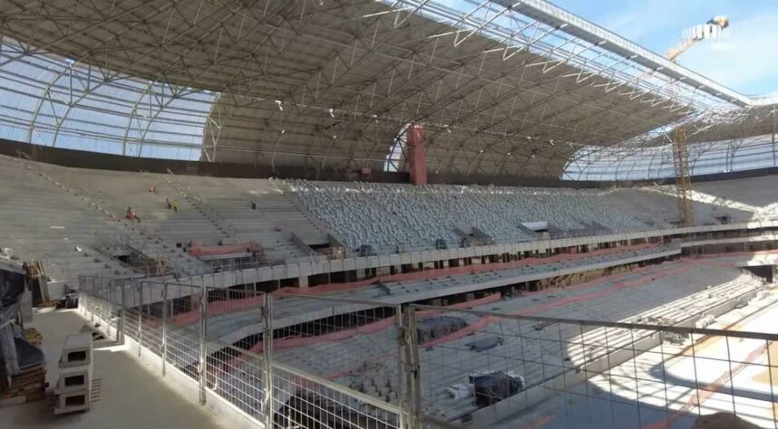 GALERIA: Veja como estão as obras do novo estádio do Atlético Mineiro