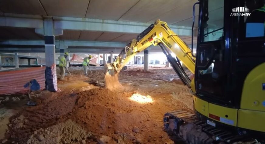 GALERIA: Veja como estão as obras do novo estádio do Atlético Mineiro