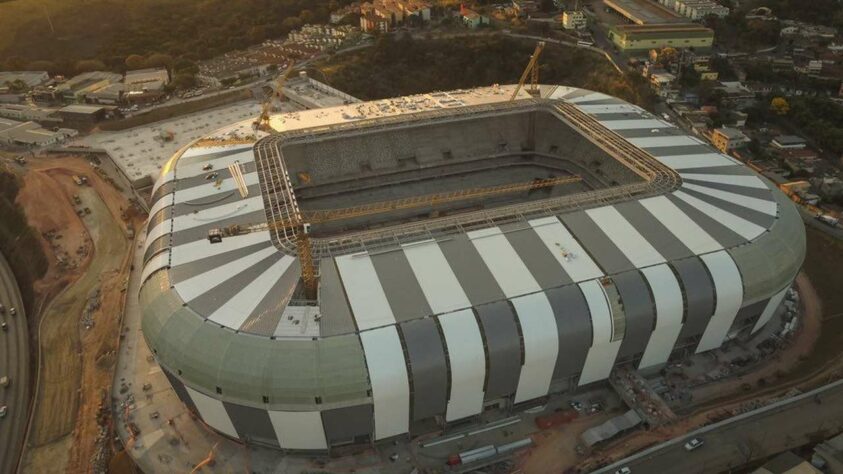 GALERIA: Veja como estão as obras do novo estádio do Atlético Mineiro