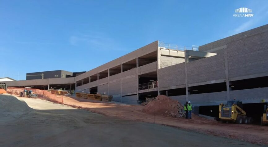 GALERIA: Veja como estão as obras do novo estádio do Atlético Mineiro