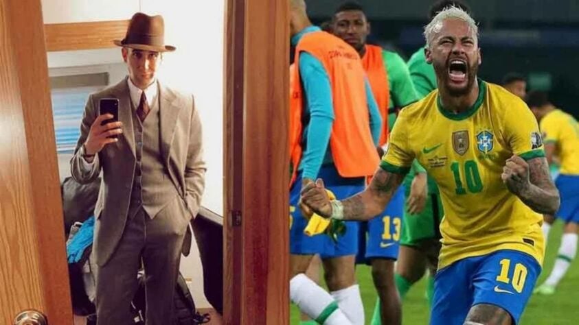 Matthew Lewis (ator britânico): tweet chamando Neymar de "patético"