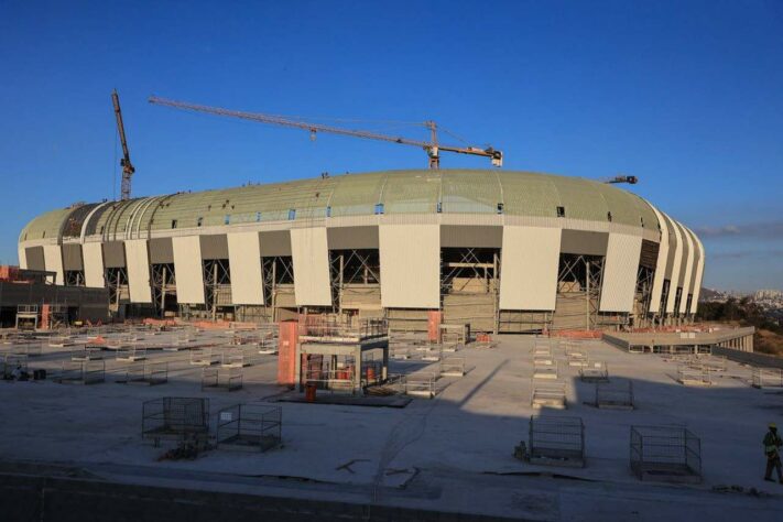 GALERIA: Veja como estão as obras do novo estádio do Atlético Mineiro