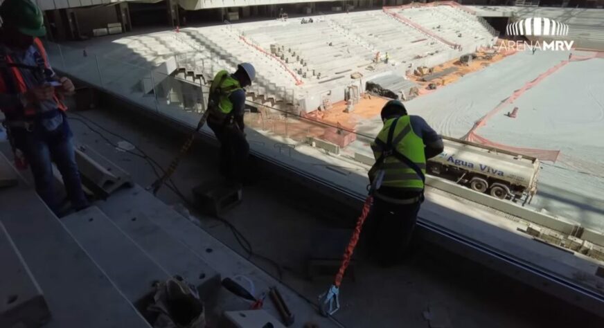 GALERIA: Veja como estão as obras do novo estádio do Atlético Mineiro