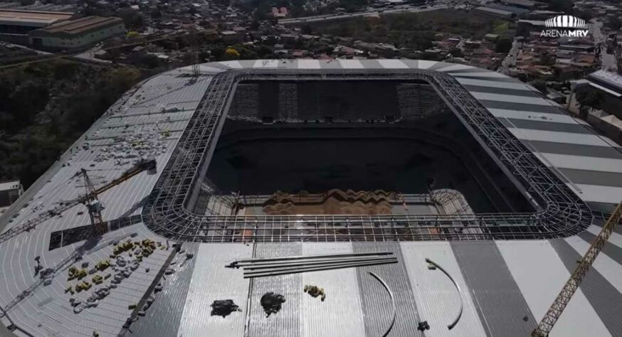 GALERIA: Veja como estão as obras do novo estádio do Atlético Mineiro