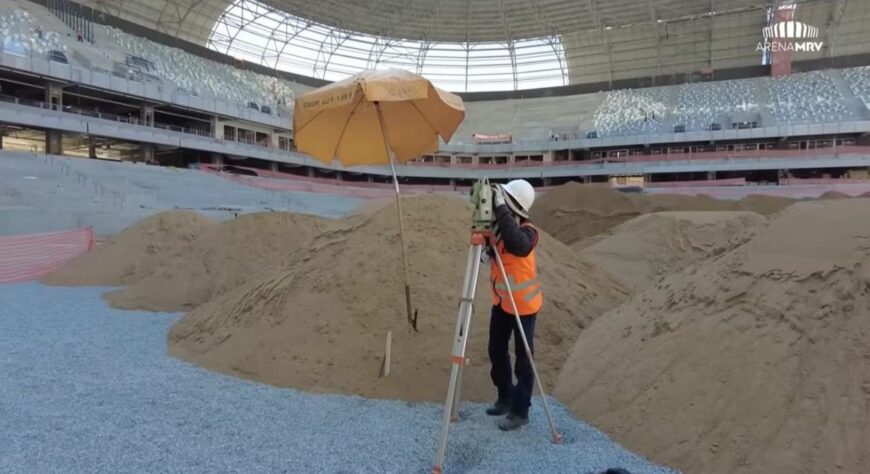 GALERIA: Veja como estão as obras do novo estádio do Atlético Mineiro